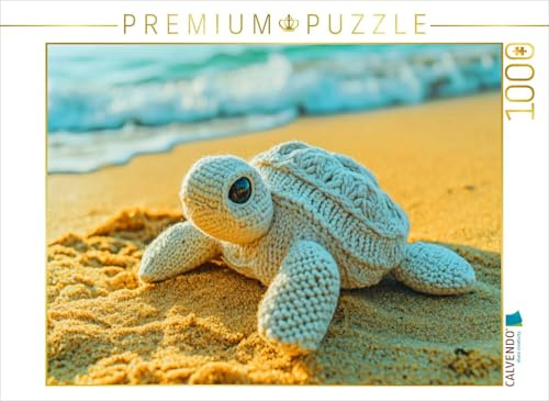 CALVENDO Puzzle Kleine Schildkröte | 1000 Teile Lege-Größe 64 x 48 cm Foto-Puzzle für glückliche Stunden
