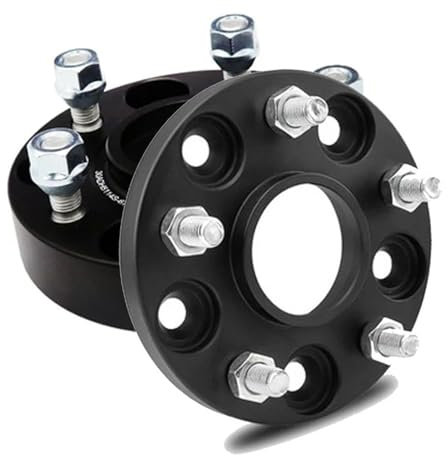 DZSMSRTG Verbreiterte Spurverbreiterung Für Toyota Für Avalon Für Alphard Für RAV4 2-teiliger Umbau-Rad-Distanzstück-Adapter 5x114,3 60,1 Verbreiterung Separadores Distanzscheibe(25mm)
