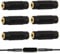 6Pack 3.5mm Female to Female Coupler, Gold Plated Female -Aux Extension Connector Coupler Stereo Jack Audio Coupler Aux Cord Adapter Audio Adapter for Audio Cable Stereo Cable Speakers Headphones