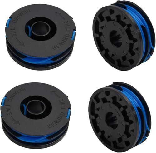 StarRing 2/4 PACK Replacement Trimmer Spool & Line for Spear for Jackson GT450, GT600, N1F-GT-280/450-D, S6030ET Strimmer Accessories, Strimmer Spool Grass Trimmer Spool (4PCS)