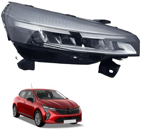 JSUDQR XF628-010 Scheinwerfer 260600149R 260103507R FÜR RENAULT CLIO 5.5 2023 Rechts Hinweis: Das Licht ist blau, nicht weiß
