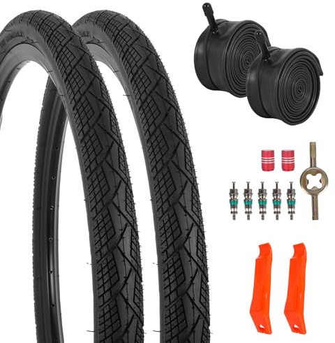 2er-Set Fahrradschlauch 26x1,75, 26 Zoll Mountainbike Reifen & SchläUche