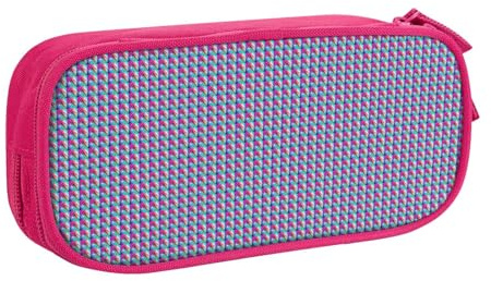 OAZCVBNN Federmäppchen mit buntem Quallen-Druck, Aufbewahrung, Make-up, Radiergummis, Stifte, Studenten, Schule, Büro, mehrere Szenen, rose, Eine Größe, Schulranzen-Set