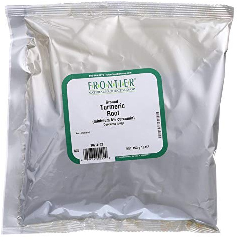 Frontier Bulk Turmeric Root Ground (Alleppey, 5% Curcumin), 1 Pound