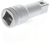 GEDORE Steckschlüsselverlängerung, 1/2'' 12,5 mm 4-kant Antrieb, 63 mm lang, Adapter, Werkzeug, 1990-2.1/2, Stahl verchromt