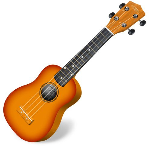 Classic Cantabile US-100 SB Sopranukulele (Ukulele, Uke, 15 Bünde, leichtgängige Gitarrenmechanik) sunburst