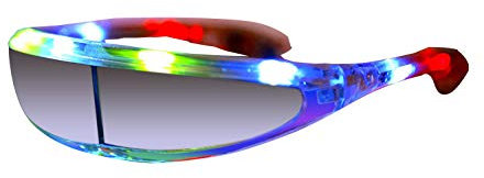 Lunettes avec LED clignotantes Multicolore Lunettes clignotantes.