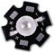 world-trading-net - 5 Sück Highpower LED Chips 3W, orange, 70lm, Hochleistungs Chip auf Star-Platine