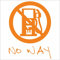 JINTORA - Autoaufkleber Tuning - Auto Aufkleber - e10 no Way - 76x99 mm - Auto Aufkleber - Bus - Fenster - Heckscheibe - Camper - wetterfest Outdoor Sticker Auto Deko LKW Tuning Selbstklebend - orange