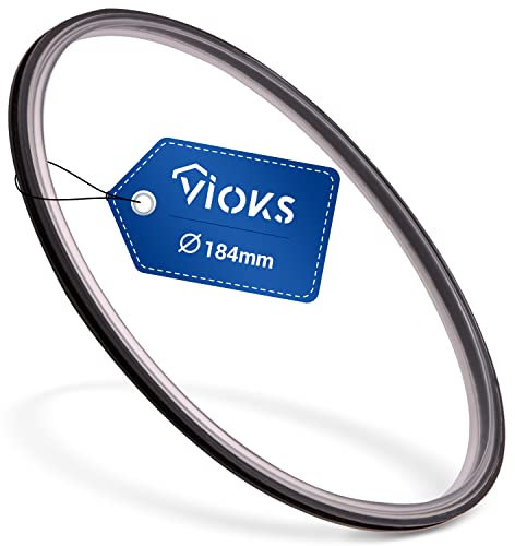 VIOKS Joint TM31 Ø170/184mm pour Couvercle de Vorwerk Thermomix TM31, Pièce Détachée Joint Thermomix TM31