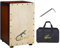 GECKO Cajon Box Schlagzeug-Holz-Percussion-Box, mit internen verstellbaren Gitarrensaiten