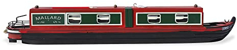 Detailed 20 cm long WOODEN MALLARD MODEL CANAL NARROWBOAT BARGE MODEL | canal boat gifts | narrowboat gifts | Fully assembled model canal boat | Ragdoll | Holiday cruiser | Suitable for OO Gauge
