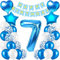 Geburtstagsdeko Jungen 1 Jahr,Luftballon 1. Geburtstag Blau,Happy Birthday Dekoration Zahl,Nummerndekoration,Luftballon 1. Geburtstag Junge Deko,Folienballon 1 (7)