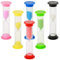 Sand Timer for Kid, ZKSMNB Plastic Hourglass, Sand Glass Toy Sand Clock 30sec / 1min / 2mins / 3mins / 5mins / 10mins for Kitchen, Office, School and Brushing Teeth (6 PCS)