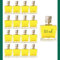 Botellas vacías cristal,Botella Licor, botella pequeña, Botella Aceite, botella vinagre, botella cuadrada 100 ml, Corcho Sintetico blanco (16 Und)