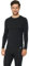 DANISH ENDURANCE Thermal Top for Men, Merino Wool Base Layer Men with Optional Zipper, Warm Thermal Underwear, Black, M
