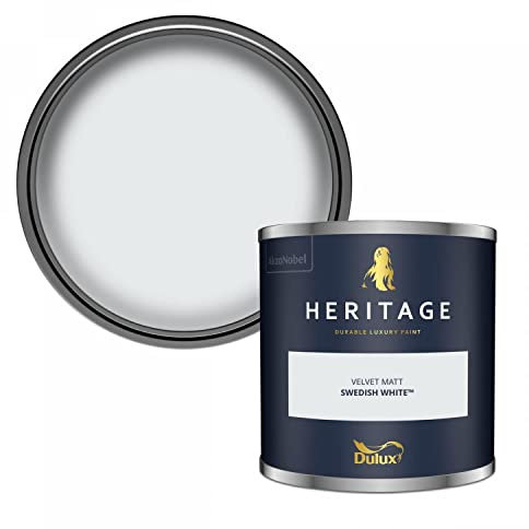 Dulux Trade Heritage Velvet Matt Emulsion Swedish White - 2.5ltr