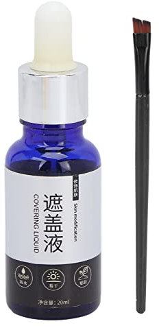 20ml Vitiligo Covering Liquid, White Spot Concealer, Waterproof Makeup Vitiligo Concealer Cosmetics For Face Body, Skin Tone Concealer