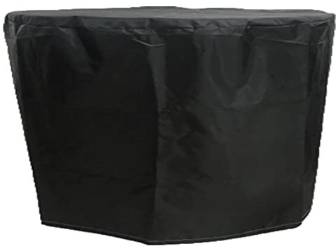 QIAOH Abdeckung FüR GartenmöBel Rund 60x60cm, Gartentischabdeckung wasserdichte SchutzhüLle Anti-Uv Abdeckhaube Runder FüR Gartentische TerrassenmöBel MöBelsets, Staubdicht