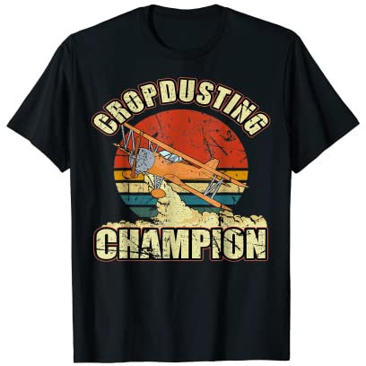 Cropdusting Champion Vintage Fart Crop Duster T-Shirt