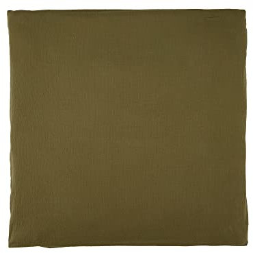 KraftKids Bezug für Wickeltischauflage Doppelkrepp Grün Herbstgrün breit 60 x tief 70 cm passend für Waschmaschinen-Aufsatz von KraftKids