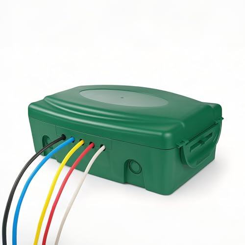 Eagle Outdoor IP54 Rated Splash Proof Water Resistant Electrical Connection Box, Ideal for Outdoor Lights and Xmas Decorations