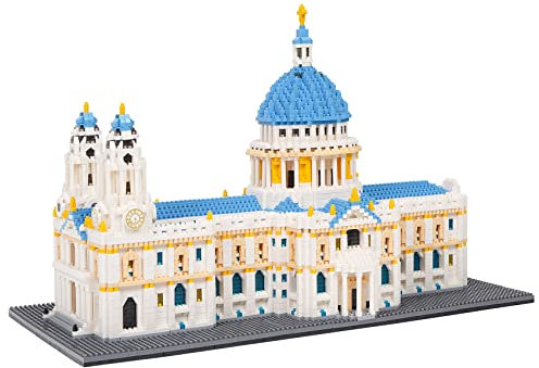 LULUFUN St. Pauls Kathedrale Modellbaukasten,Berühmter Architektur-Miniblock,Sammlermodell-Sets,Spielzeuggeschenke für Kinder Erwachsene 7053 Stücke