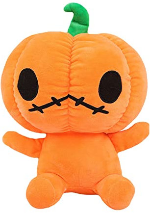 LICHENGTAI Kürbis Plüschtier Halloween Kuscheltier Gefüllte, Kürbisplüsch Stofftier Kürbis Kissen Pumpkin Plush Toy Pillow für Kinder Geschenke Halloween Thanksgiving Party Zuhause Deko, 30CM