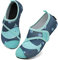 SAGUARO Calcetines Piscina Niño Surf Aqua Escarpines Niña Secado Rápido Antideslizante Zapatillas Deportivas Acuáticas Gris 26/27 EU
