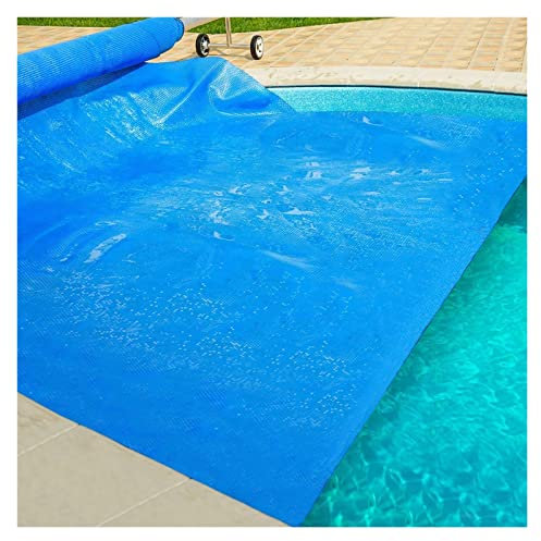 Pool Cover Poolabdeckplane Für 2m 3m 4m 5m 6m 7m 8m 9m 10m Unterirdische Pools/Aufstellpools, Solar-Pool-Abdeckung Rechteck Extra groß 16 Meilen, Spa und Whirlpool Solar-Abdeckung ( Color : Blue , Siz