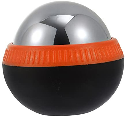 Healeved 1 Stück Edelstahl Massageball Handübungsbälle Fußmassagegeräte Yoga Roller Kaltwalze Für Gesicht Kryotherapie Massage Kaltmassage Handmassagegerät Fitnesszubehör Manuelles