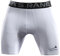 Rane Sports Herren Funktion Kompression Shorts, Schnelltrocknendes Baselayer Unterhose Tights Kurz, Atmungsaktive Laufhose mit Seitentaschen Tights Weiss XL