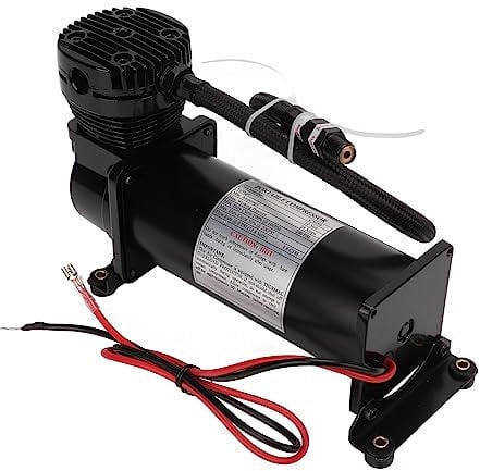 Air Compressor, 200PSI Air Compressor Copper Wire with Temperature Control Switch Heavy Duty Universal for 12V Vehicle Yacht Ship