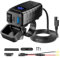 Toma USB para moto impermeable: 12 V Dual USB para moto, toma con interruptor ON/OFF y voltímetro LED impermeable 12 V/24 V toma USB para moto para coche/barco/caravana/SUV/ATV