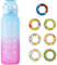 Luft Wasserflasche,1000ml Sport Air Wasserflasche mit Pods BPA Frei Starterset 0 Zucker, Trinkflasche mit 7 Geschmack Pods Ideal zum Laufen und im Fitnessstudio (G)