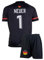 ADEECA Deutschland Neuer Kinder Trikot für Kinder, Football Trainings Kinder Trikot, Fußball-Trainingstrikots für Jungen, Komm mit Shorts (8-9Jahre,Schwarz,Neu,152)