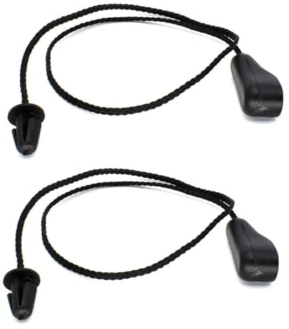 BILKAR Tapa del Maletero Cuerda Compatible con Ford para Focus 2 para Hatch Mk2 2004 2005 2006 2007 2008 2009 2010 2011 Maletero Bandeja Bandeja De Paquetería Correa De Elevación Clips De Correa