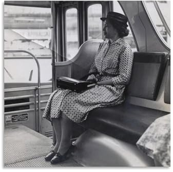 Rosa Parks Poster, Heimdekoration, Poster, Wandkunst, zum Aufhängen, Bilddruck, dekorative Malerei, Poster, 30 x 30 cm