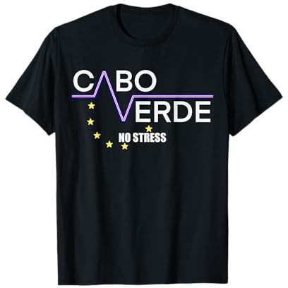 Cabo Verde Kapverden No Stress Urlaubs Design T-Shirt