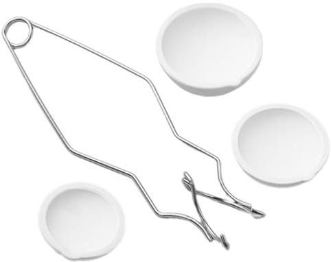 Artibetter Pinze per Crogiolo di Metalli Utensili per Accessori da Laboratorio Design Ergonomico Acciaio Resistente alla Corrosione