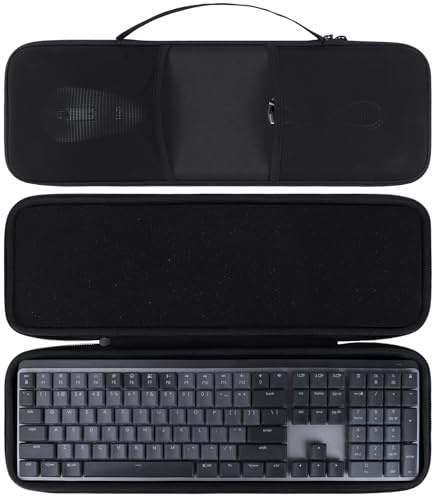 Peyyargo Schutzhülle für MX Mechanische Beleuchtete Performance Tastatur | Tastatur Tasche, Harte Eva Aufbewahrung, Tragbare Hartschalen, Schutzhülle mit Tragegriff, Für Reisen, Tastatur Zubehör