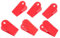WOONEKY 6pcs Treadmill Emergency Stop Safety Switch Clamp Replacement Parts for Running Machines Secure Attachment Easy Installation Compatible with Treadmills