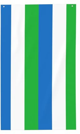 Sierra Leone Flagge Druck Dekorative Gartenflagge Polyester Lebendiger Druck Bereit Für Urlaub & Party