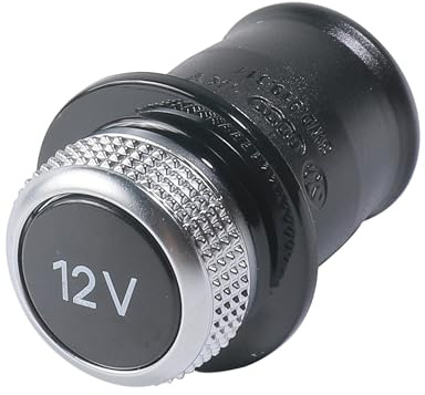 Xibao Auto Zigarettenanzünder Staubschutz 12 V,Verchromt Abdeckung für Zigarettenanzünder für A3,A4,A6,A7,A8,Q3,Q7 und andere Modelle konzipiert,Ersetzen Sie die OE-Nummer 4H0919311