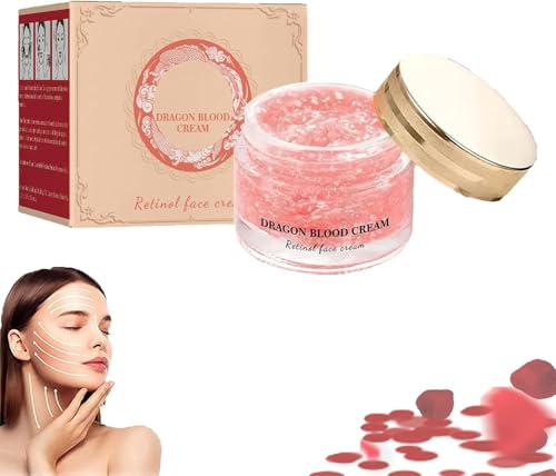 Drachenblut Easy Cream, Hautpflege Gesichtsreparatur Straffende Hautcreme, Anti-Aging Anti-Falten, Feuchtigkeit & Hydratisierung, für alle Hauttypen