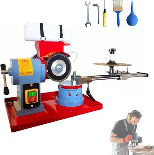 Circular Saw Blade Sharpener, 550W Multi-Tool Sharpening Machine for Carbide Tips, Dry Wet Polishing with Water Injection