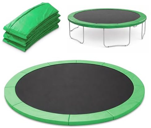 JUNIERS Trampolin Randabdeckung, Ø 244 305 366 396 427 cm, Federabdeckung, Randschutz, Sicherheitsmatte, UV-resistent, reißfestes Trampolinzubehör, Standardgröße