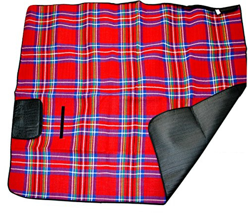 Redwood BB-TR150 Travelling Rug 170cm x 130cm Vinyl Waterproof Backing