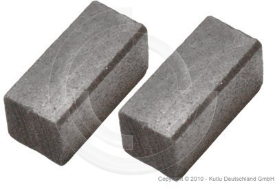 2x Kohlebürsten für Dewalt 6 x 6 x 12,5 mm