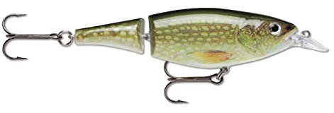Rapala Unisex-Adult X-Rap Jointed Shad Angelköder-Angelzubehör-Zweigeteilter Kunstköder-Süßwasser Spinnköder Locken, Pike, 13cm